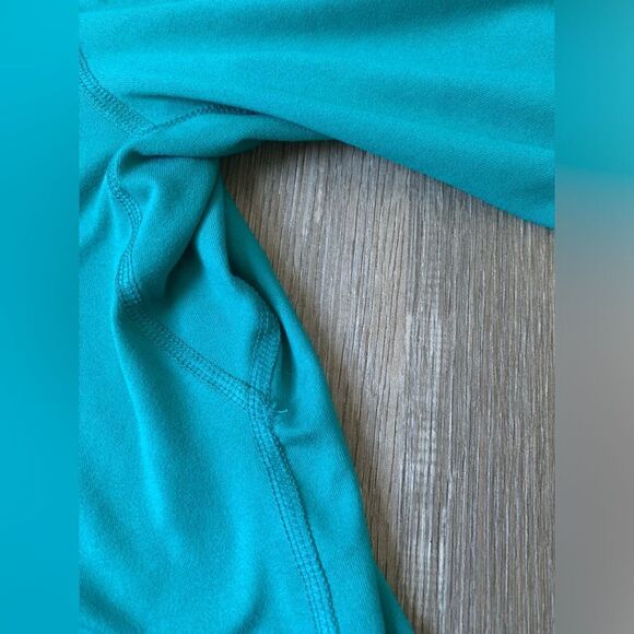 Nike Dri Fit Running Quarter Zip Long Sleeve Jacket Top Athleisure Teal Blue S - Picture 5 of 11